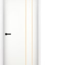Ver imagem 2 de Folha de Porta em Madeira Frisada 5 210x80x3,5cm Gitale Portas