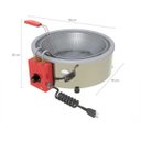 Ver imagem 2 de Tacho Fritadeira Elétrica Industrial Progas 7litros Aço Inox 220v