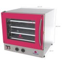 Ver imagem 2 de Forno De Inox Eletrico Industrial Progás Para Pizza 4 Assadeiras 127 Volts