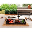 Ver imagem 2 de Chapa Esmaltada Para Fogão Lanche Bife Hambúrguer Retangular