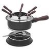Conjunto Aparelho de Fondue Jogo 12 Peças Panela Esmaltada - 1