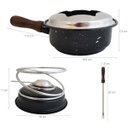 Ver imagem 4 de Conjunto Aparelho de Fondue Jogo 12 Peças Panela Esmaltada