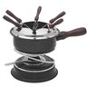 Conjunto Aparelho De Fondue Jogo 12 Peças Panela Esmaltada - 1