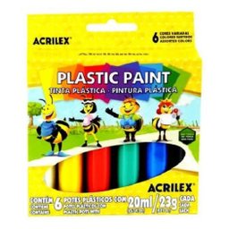 Tinta Plástica Abelinhas 6 Cores 20ml - Acrilex - 4