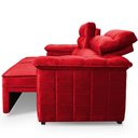 Ver imagem 6 de Sofá Retrátil Reclinável 2 Lugares com Molas 1,80m Quantum Suede Velut Vermelho - King House