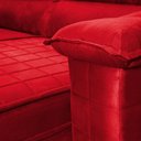 Ver imagem 7 de Sofá Retrátil Reclinável 2 Lugares com Molas 1,80m Quantum Suede Velut Vermelho - King House