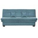 Ver imagem 2 de Sofá Cama 3 Lugares Filó com Baú 00021.0373 Azul - Matrix