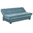 Ver imagem 3 de Sofá Cama 3 Lugares Filó com Baú 00021.0373 Azul - Matrix