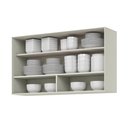 Ver imagem 2 de Armário Aéreo 1 Porta Basculante Vidro Reflecta Fineze Henn 120cm Modulado