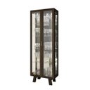 Ver imagem 1 de Cristaleira com Espelho 2 Portas Cr6000 Tabaco - Tecno Mobili