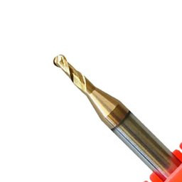 Fresa Topo Esférico Metal Duro 1,0mm - 2 Cortes com 55hrc - 4