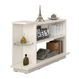 Aparador com Prateleira Flora Ii Móveis Bechara Off White - 2