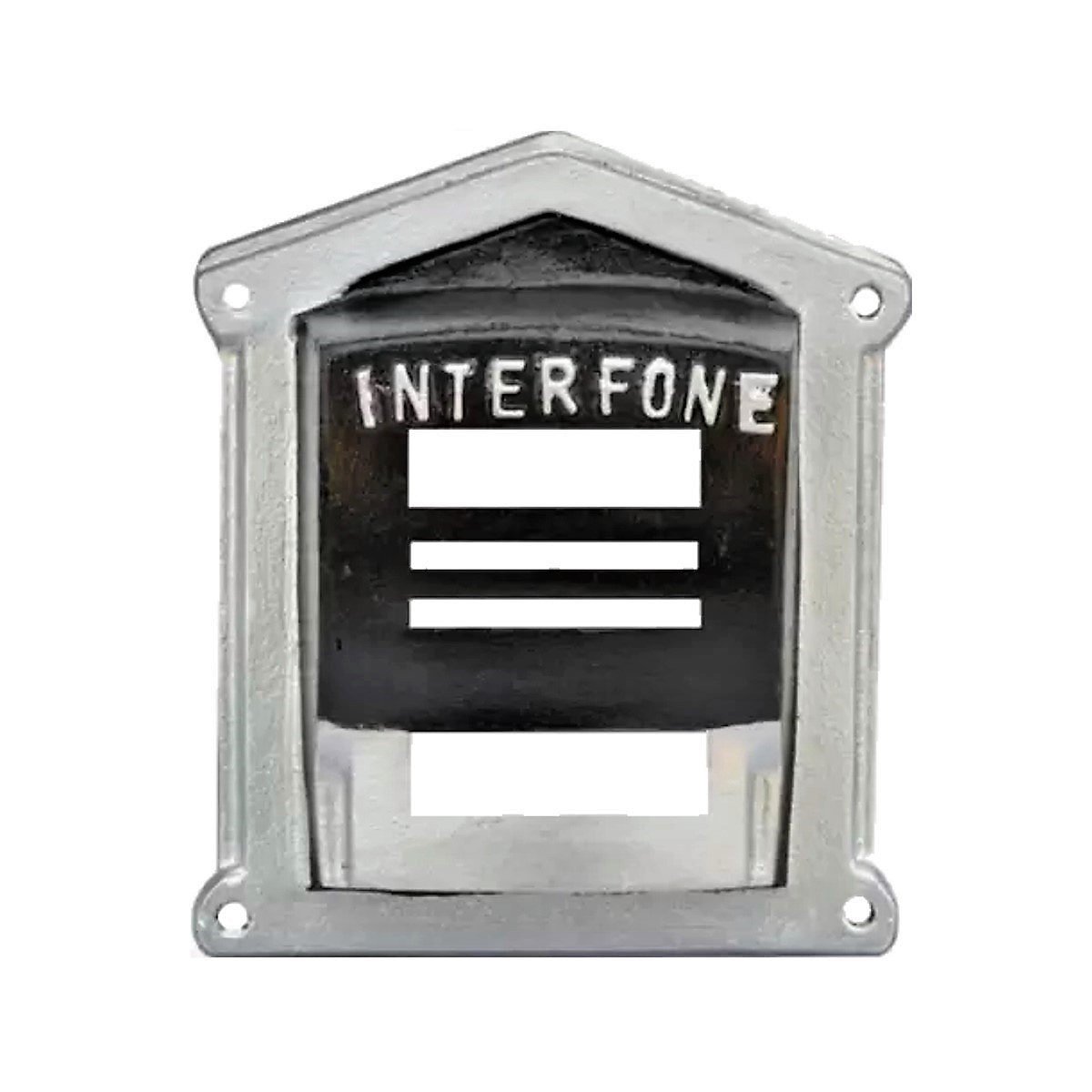 Protetor Interfone Caixa em Alumínio Fundido N02 Prata - 1