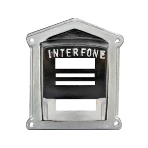 Protetor Interfone Caixa em Alumínio Fundido N02 Prata