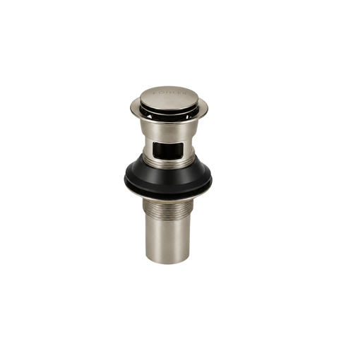 Válvula de Escoamento Kohler Click com Ladrão G7/8 Níquel 7124BR-a-Bn - 7124BR-a-Bn