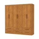 Ver imagem 2 de Guarda Roupa 6 Portas 6 Gavetas Unique -grand Line