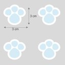 Ver imagem 2 de Adesivo Destacável Patas de Coelho - Azul
