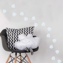 Ver imagem 1 de Adesivo Destacável Patas de Coelho - Azul