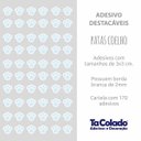 Ver imagem 3 de Adesivo Destacável Patas de Coelho - Azul