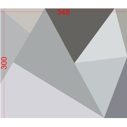 Mural Geométrico Classic - 3,48 x 3,00m - 4