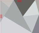Ver imagem 4 de Mural Geométrico Classic - 3,48 x 3,00m