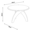 Ver imagem 3 de Mesa De Centro Retrô Artely Jade Pinho