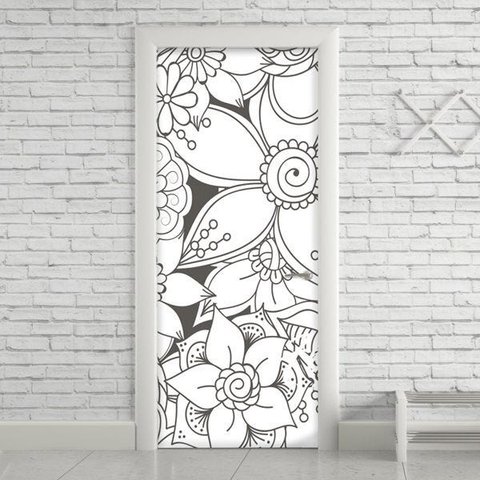Adesivo para Porta Jardim - 0,90 x 2,10m