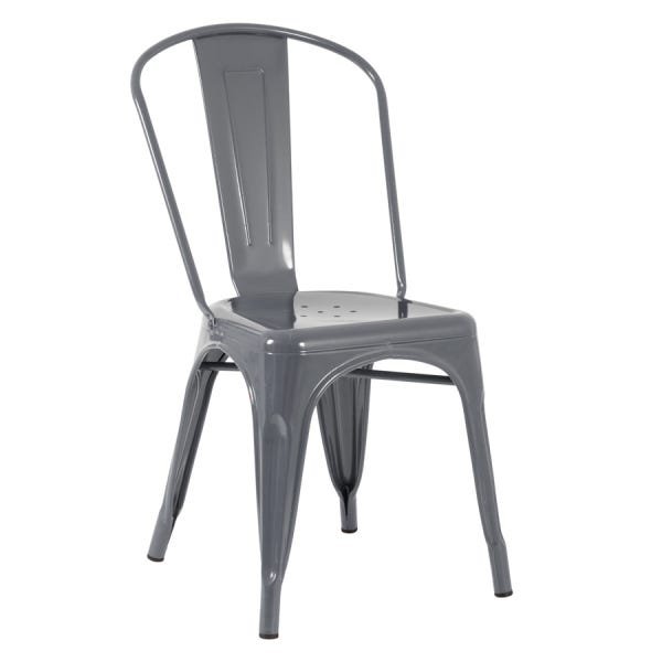 Cadeira Iron Tolix - Industrial - Aço - Vintage