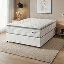 Ver imagem 3 de Colchão Casal Molas Guarda Costas Max com Pillow 138x188x40cm Branco/cinza Probel
