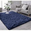 Ver imagem 1 de Tapete Pelo Alto Felpudo Peludo Macio Anti Derrapante Alérgico Cinza 200 x 200 cm