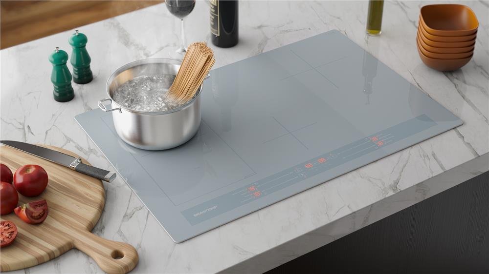 Cooktop 4 bocas de indução Brastemp com Flexizone Branco - BDJ77AB 220v - 6