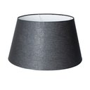 Ver imagem 2 de Cúpula Clássica Abajur 25x30x40cm Grande de Tecido Algodão Soquete Nacional Ref 78