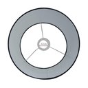 Ver imagem 3 de Cúpula Clássica Abajur 25x30x40cm Grande de Tecido Algodão Soquete Nacional Ref 78