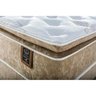 Cama Box King: Colchão Molas Sealy Posturepedic Doux Confort + Base Suede Marrom(193x203) - 6