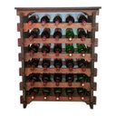 Ver imagem 1 de Adega Vinho Madeira 30 Garrafas Tipo Mesinha Cor Imbuia C05