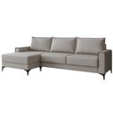 Ver imagem 3 de Sofá 3 Lugares com Chaise e Pé Metálico Amazon