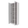Armário com 2 Portas de Vidro Cor Branco Me4115 Tecno Mobili - 2