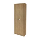 Ver imagem 2 de Armario para Escritorio Multiuso Organizador 2 Portas 60cm Amendoa Mobília Store
