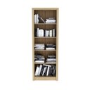 Ver imagem 4 de Armario para Escritorio Multiuso Organizador 2 Portas 60cm Amendoa Mobília Store