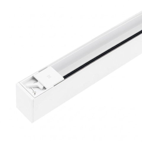 Trilho Eletrificado Trace Sobrepor 1m Bivolt Branco Stella Alumínio Interno
