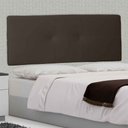 Ver imagem 1 de Cabeceira Painel Queen 160 Cm Poliana Suede Marrom - MV Estofados Shop