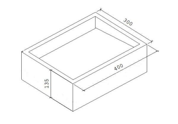 Cuba Apoio Venturi 40x30 Ret. Oculta - Exclusiva Preto Fosco - 13A x 40L x 30P - 4