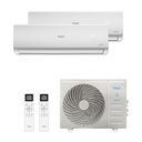 Ver imagem 1 de Ar Condicionado Bi Split Elgin Inverter 18.000 BTUS (Hi Wall 9.000 + Hi Wall 9.000) Quente e Frio R-