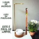 Ver imagem 2 de Porta Incenso Invertido Luxo Fadinha Verde 1 Cx Incensos