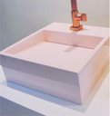 Ver imagem 1 de Cuba Apoio Venturi 40 Oculta Com Base - Exclusivas Rosa Quartz - 13A x 40L x 40P