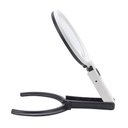 Ver imagem 1 de Lupa Bancada Mesa Articulada Leitura Ate 5x 10 Leds Bivolt