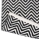 Ver imagem 3 de Tapete Kilim Cotton 150x200 Ck01 Black White
