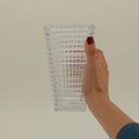Ver imagem 3 de Vaso Decorativo Enfeite Casa Vidro 18x8x10cm Transparente