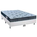 Ver imagem 1 de Cama Box Queen: Colchão Espuma D45 Orthoflex Comfortpedic Line + Base CRC Courano White(158x198)