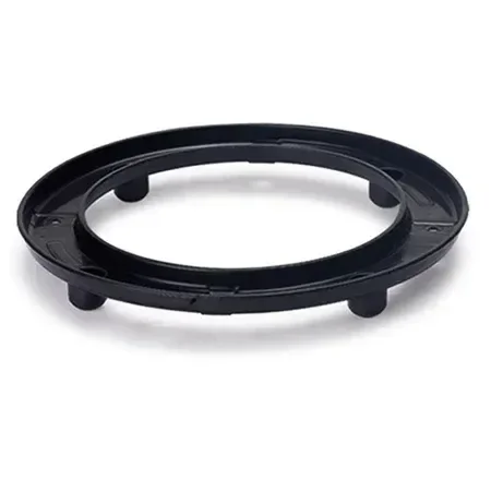 Suporte para Botijão de Gás Fixo Plástico - Botijao Gas - Preto - Panami